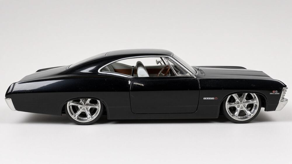 Jada DUB City 1967 Impala SS Black Diecast 1:24